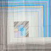 ディオール スカーフ アイボリー マルチカラー シルク レディース Dior 【中古】